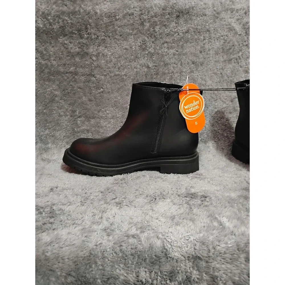 Wonder‎ Nation Toddler And Girls Glitter Star Chelsea Boots Size 5